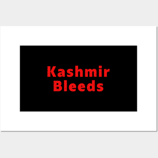 Kashmir Bleeds Pray For Kashmir To Stop Massacre Killing Posters and Art